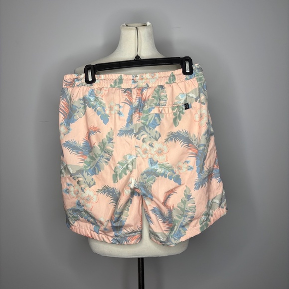 The Iconic - Pink Multicolor Swim Trunks - Picture 2 of 2